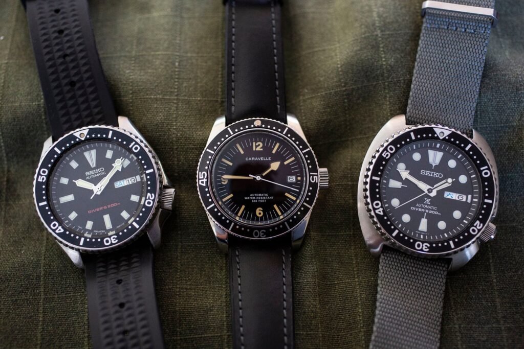 Hamilton Khaki Navy Scuba AutoとMido Ocean Star 200の違いを比較